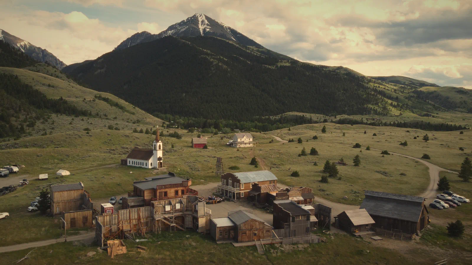 Cassie Alec Highlight Video 25-07-02_01_00_13_09_result Yellowstone Film Ranch aerial with Absaroka Mountains
