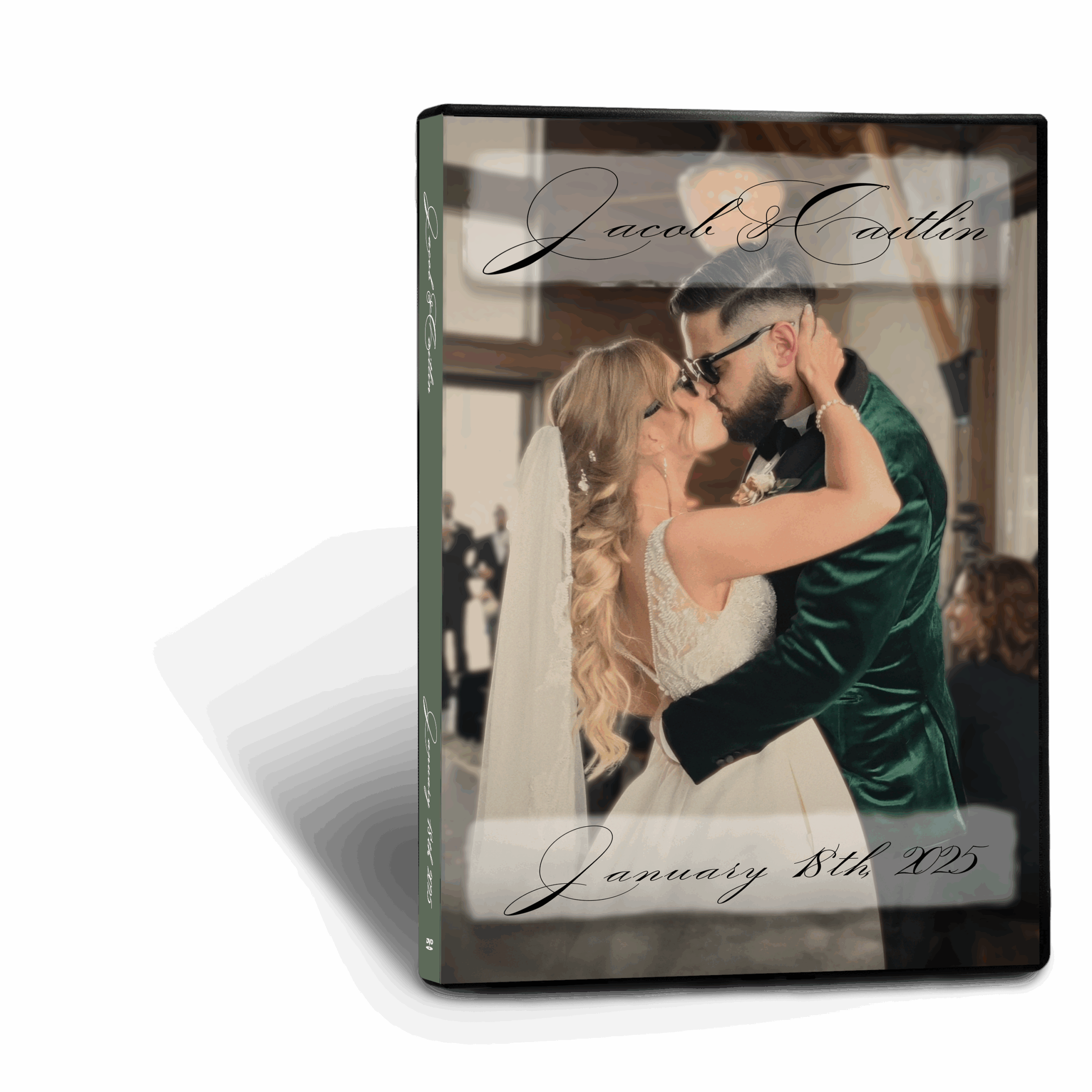 wedding video DVD front cover