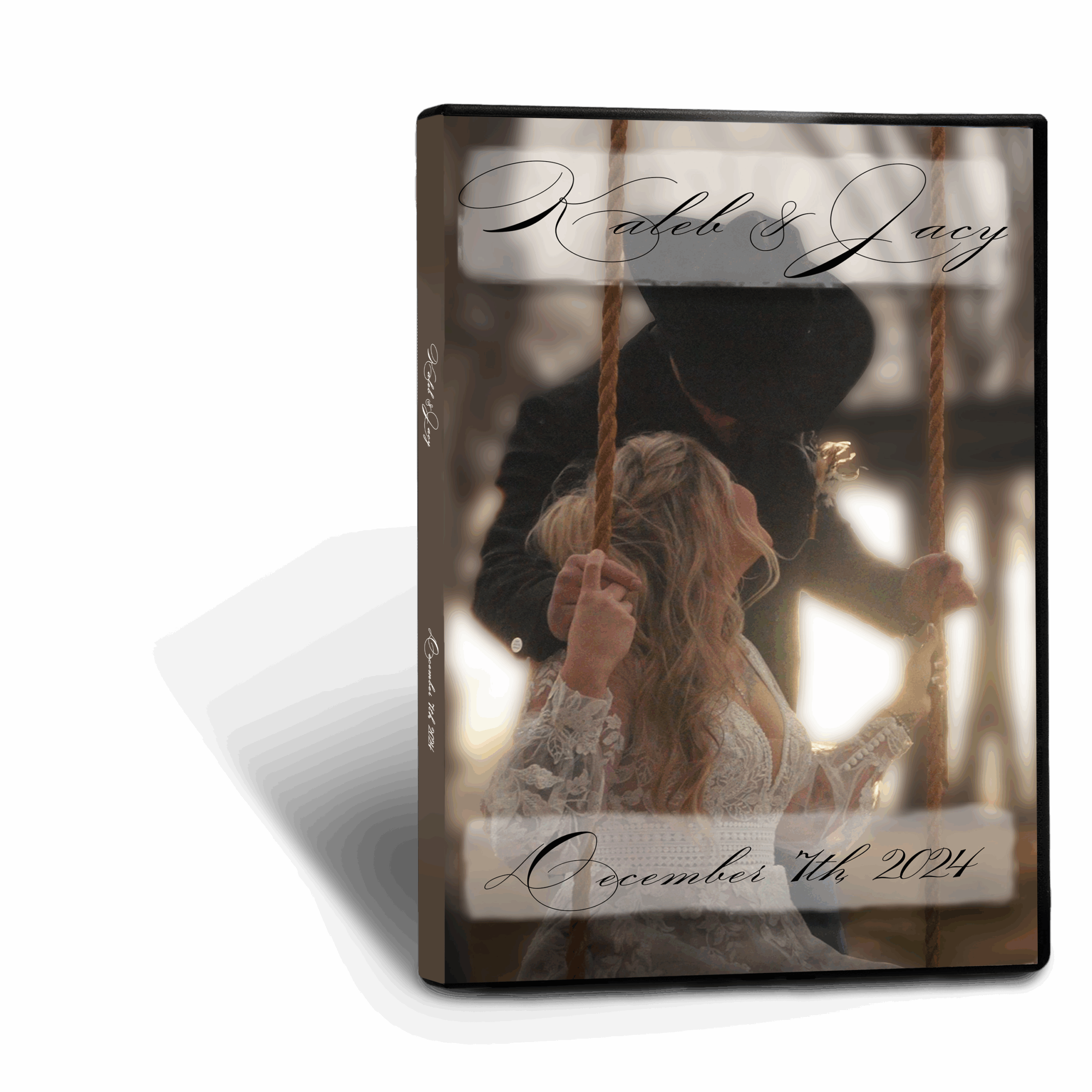 wedding video DVD front cover