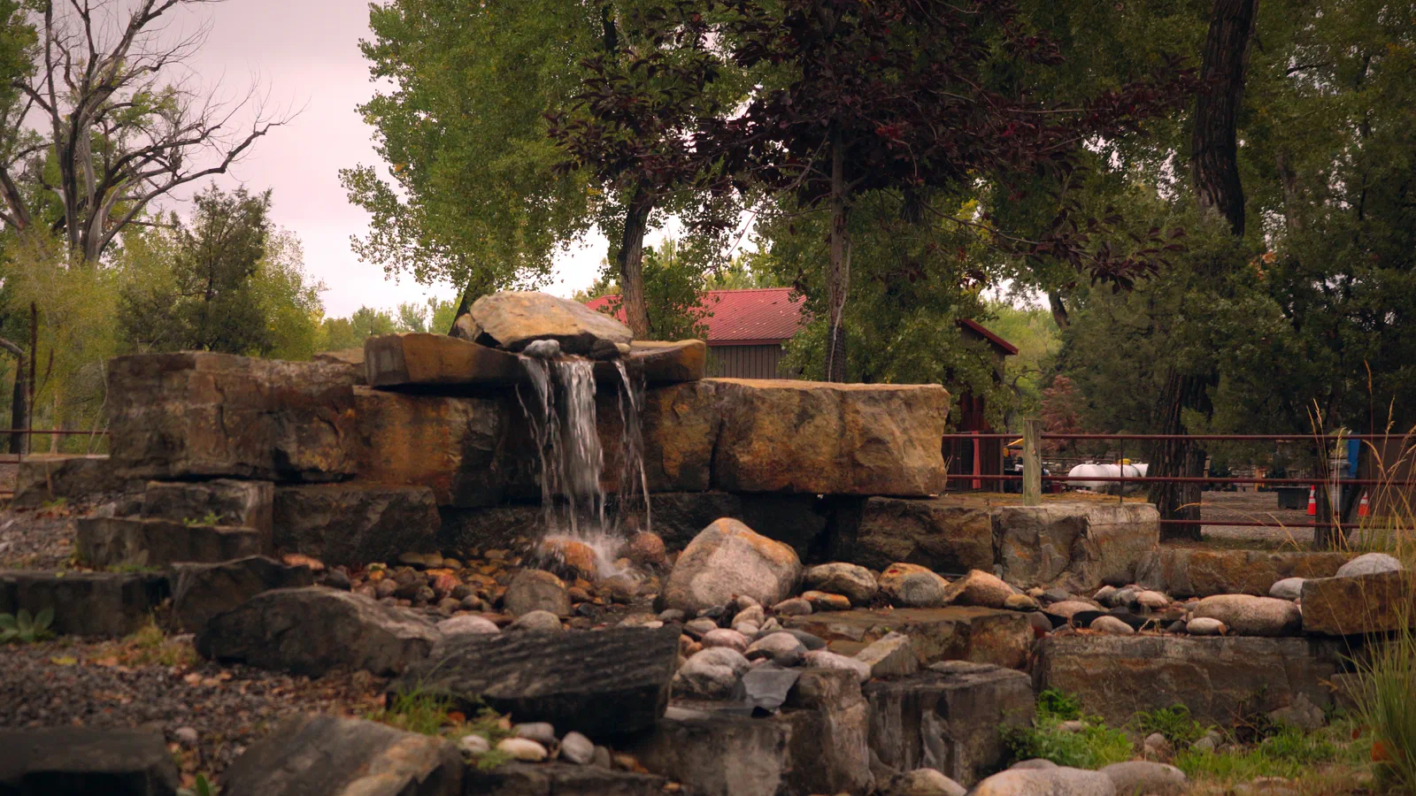 Emily Luke Wedding final 23-10-13_00_00_15;20_result Swift Creek Resort waterfall Billings, Montana