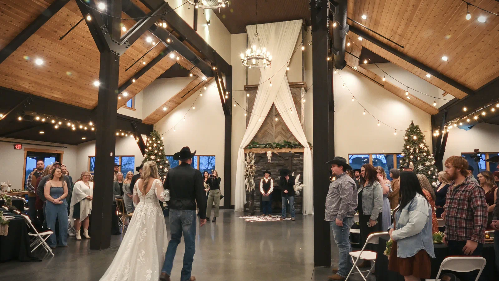 Jacey Kaleb 25-01-06_01_02_46_09_result Indoor winter wedding ceremony Camelot Ranch, Billings, Montana