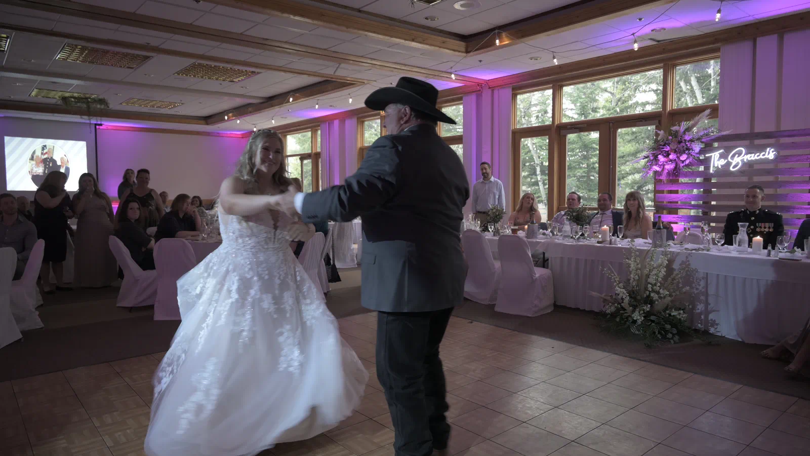 Shawna justin_01_03_03;12_result Father Daughter wedding dance at Rock Creek Resort, Red Lodge, Montana